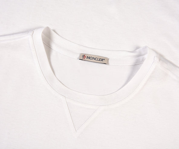 Moncler Double Patch Logo White