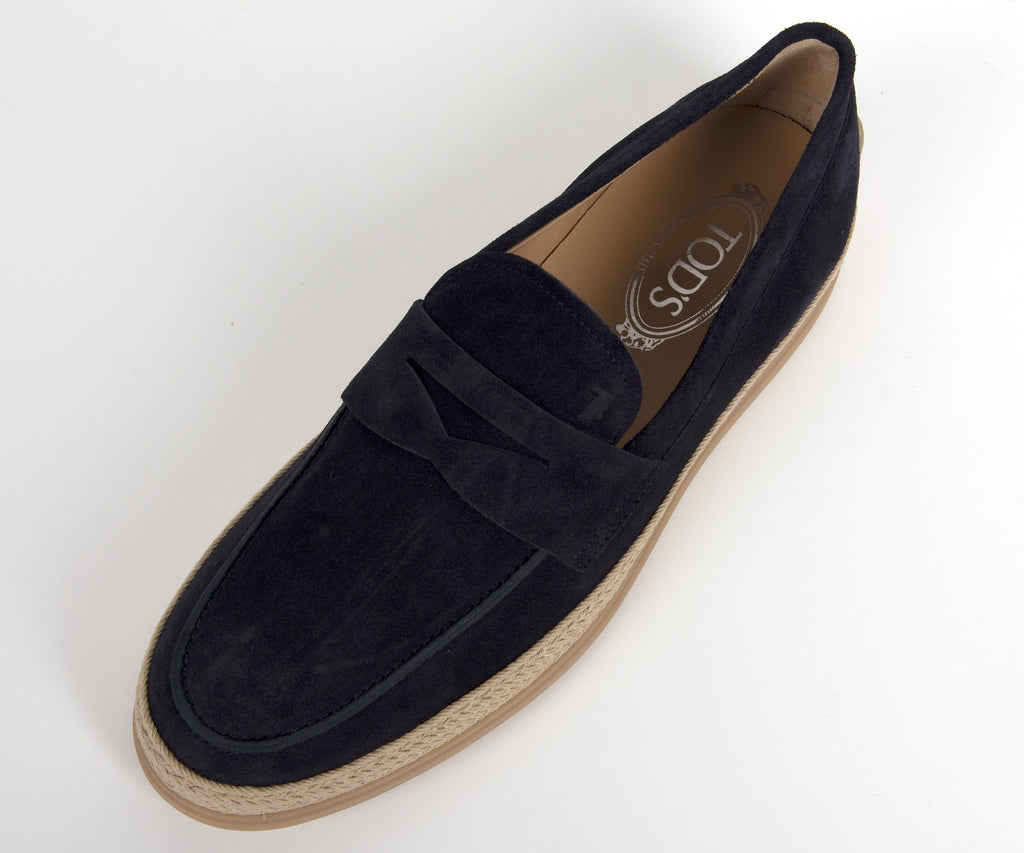 Tods Slip On Espadrille Navy