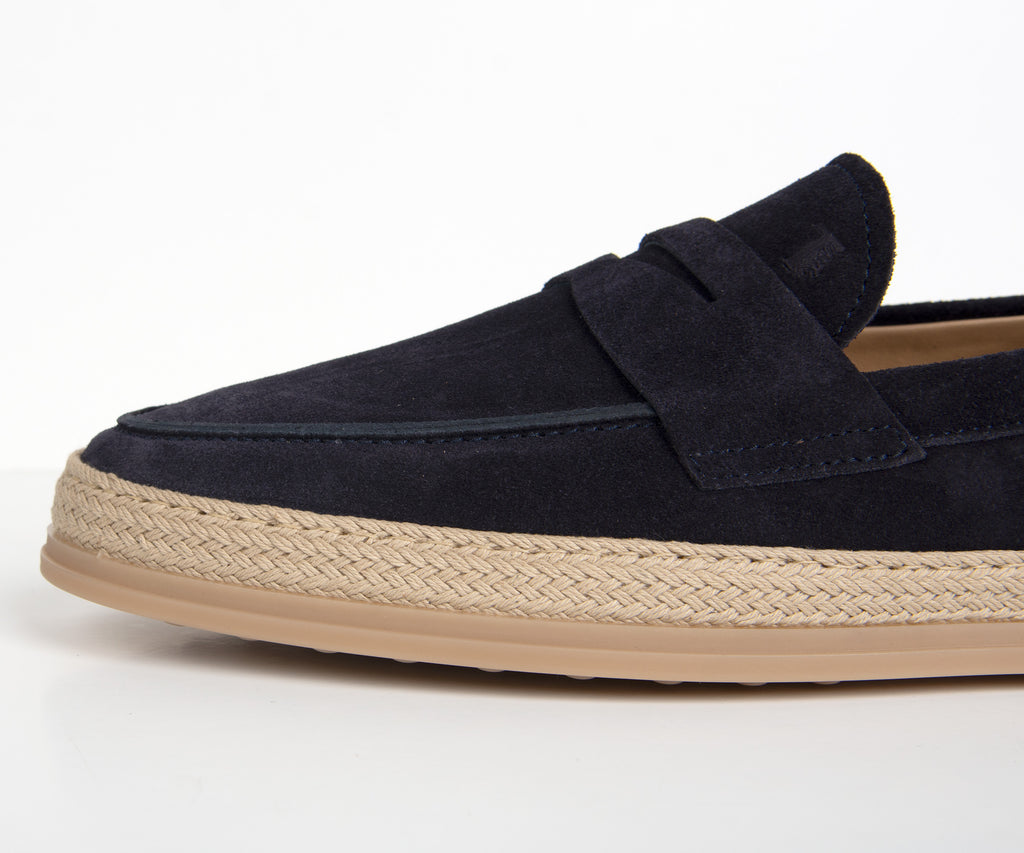Tods Slip On Espadrille Navy