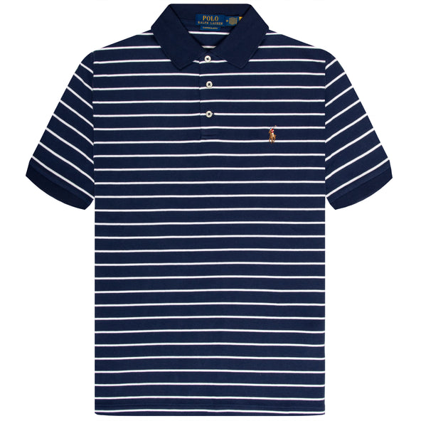 Polo Ralph Lauren Striped Polo Refind Navy/White