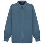 Acne Studios Check Reversible Fleece Jacket Dark Blue