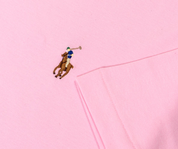 Polo Ralph Lauren Custom Slim Fit Soft Cotton T-Shirt Carmel Pink