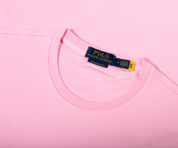 Polo Ralph Lauren Custom Slim Fit Soft Cotton T-Shirt Carmel Pink