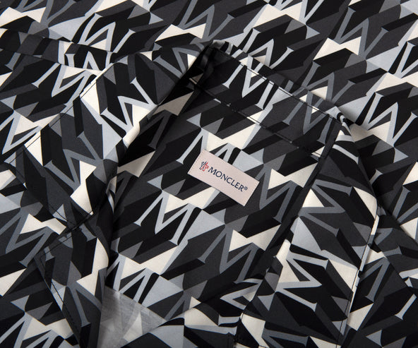 Moncler Monogramed SS Shirt Black