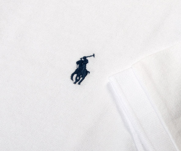 Polo Ralph Lauren CUSTOM SLIM FIT SPA TERRY POLO SHIRT White