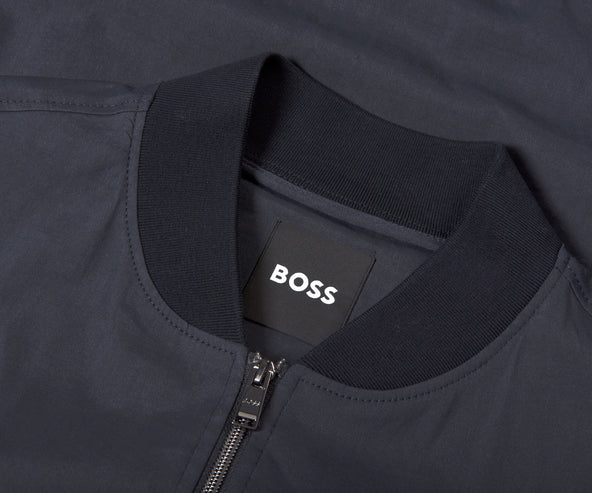 HUGO BOSS P-Hanry Nylon Bomber Jacket Navy