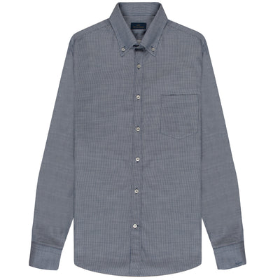 Paul & Shark Fine Striped Shirt LS Navy/White