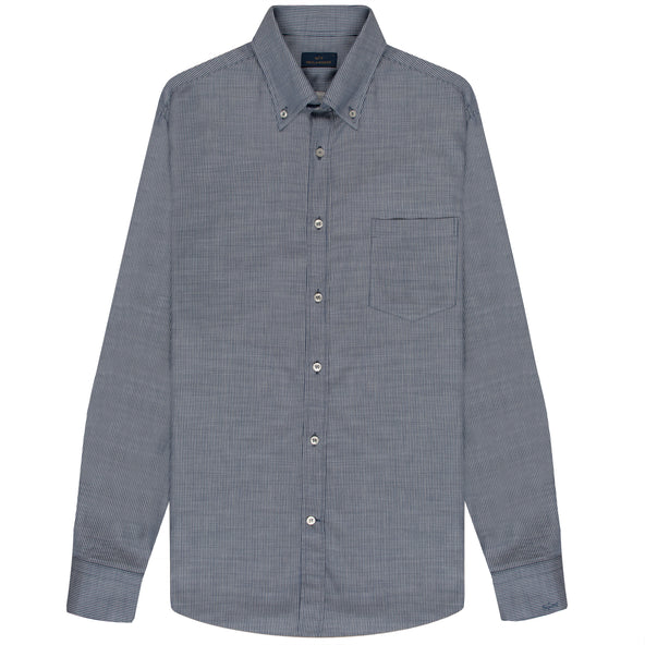 Paul & Shark Fine Striped Shirt LS Navy/White