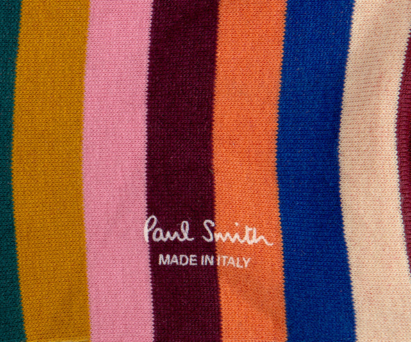 Paul Smith Floyd Striped Sock Pink