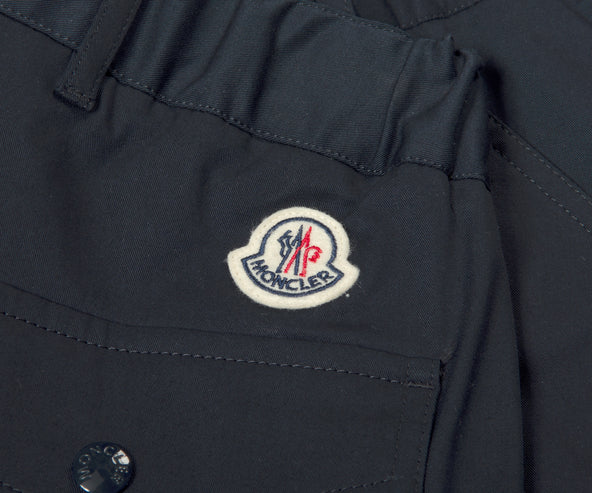 Moncler Chino Bermuda Shorts Navy