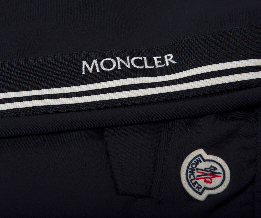 Moncler Side Tape Joggers Black