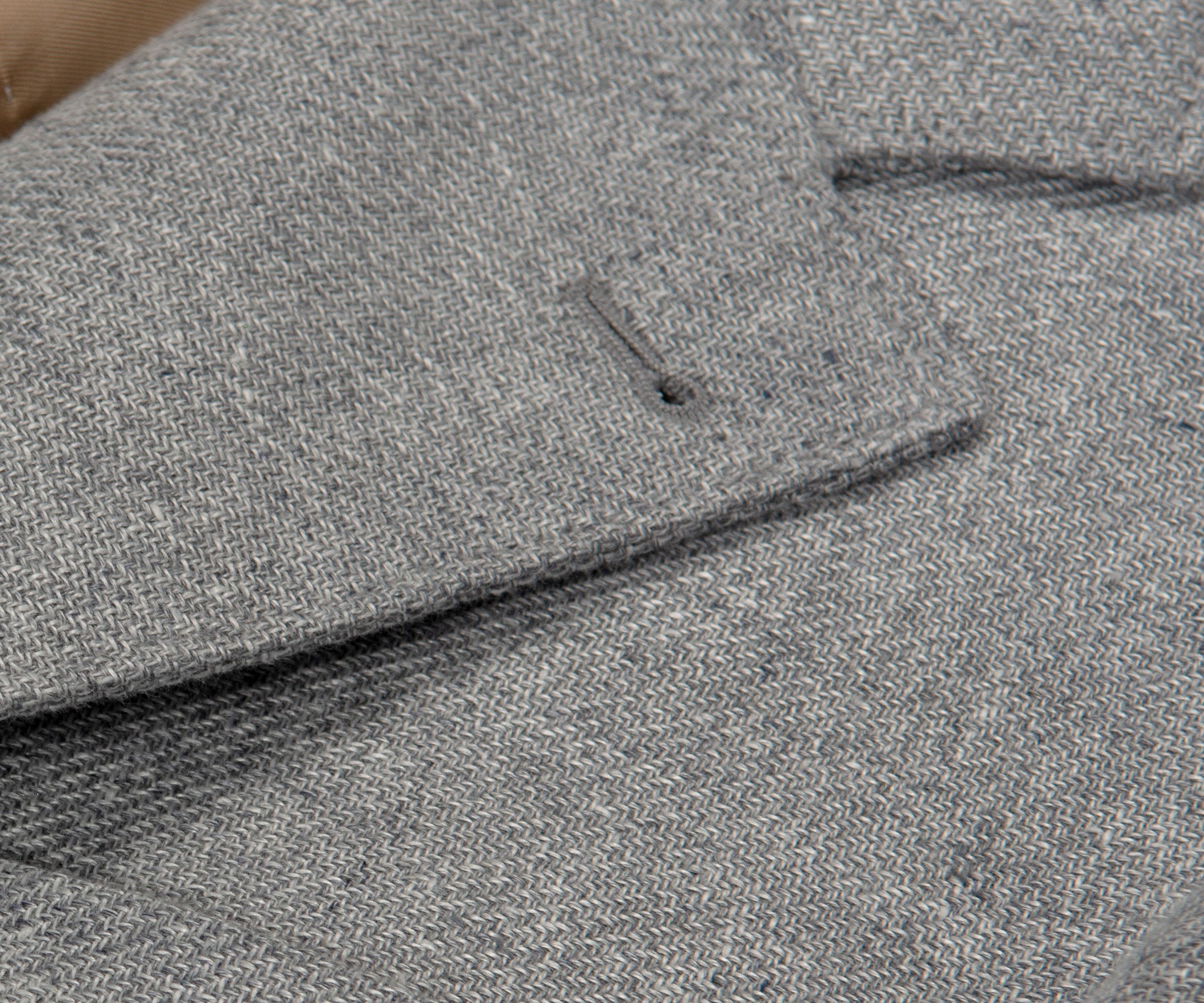 BRUNELLO CUCINELLI Textured Linen SB Blazer Grey