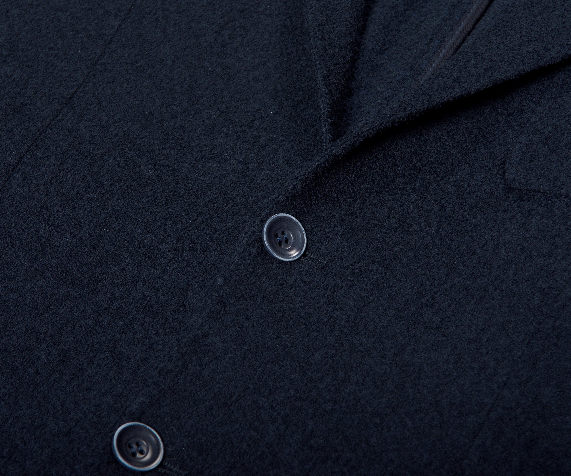 Canali Boucle unconstructed Blazer Navy