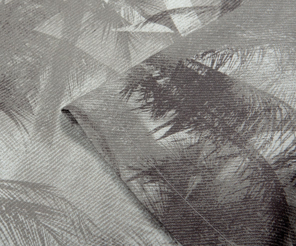 Emporio Armani Feather Patterned SS Shirt Grey