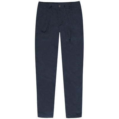HUGO BOSS C-Perin Linen Drawstring Trousers Navy