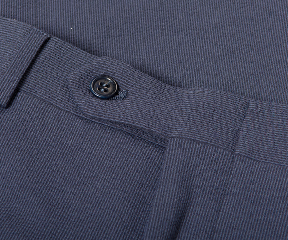 Canali Hairline Strip Seersucker Blue