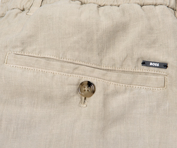 HUGO BOSS C-Genius Drawstring Trouser Stone