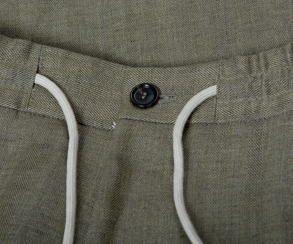 HUGO BOSS  L-Peet Linen Trouser Khaki