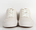 Moncler Monclub Stitched Leather Trainer Off-White