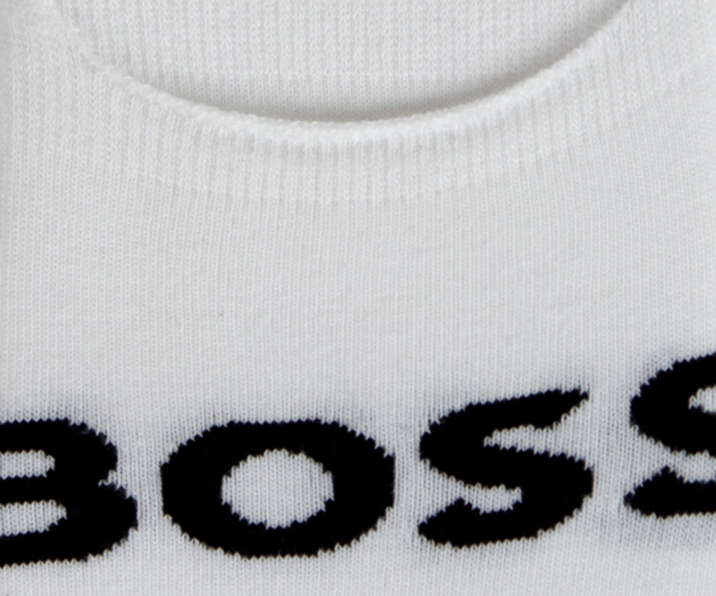 HUGO BOSS 2P SL Uni Logo Shoe Liners White