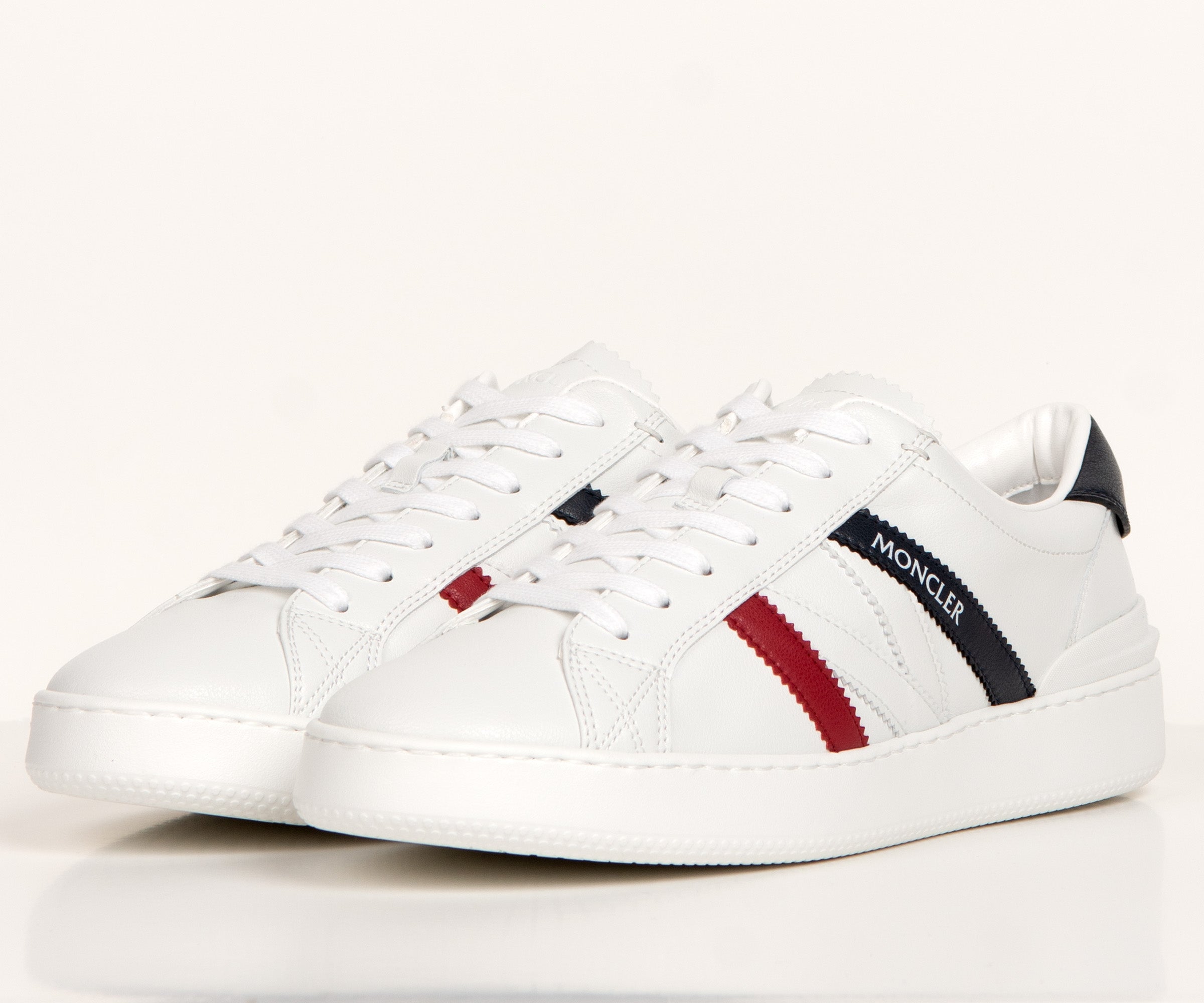 Moncler Monaco M Low Top Trainers White