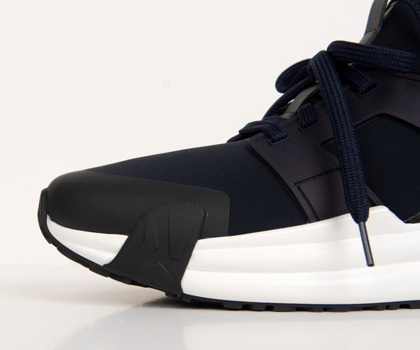 Moncler Lunarove Neoprene Trainer Navy/Black