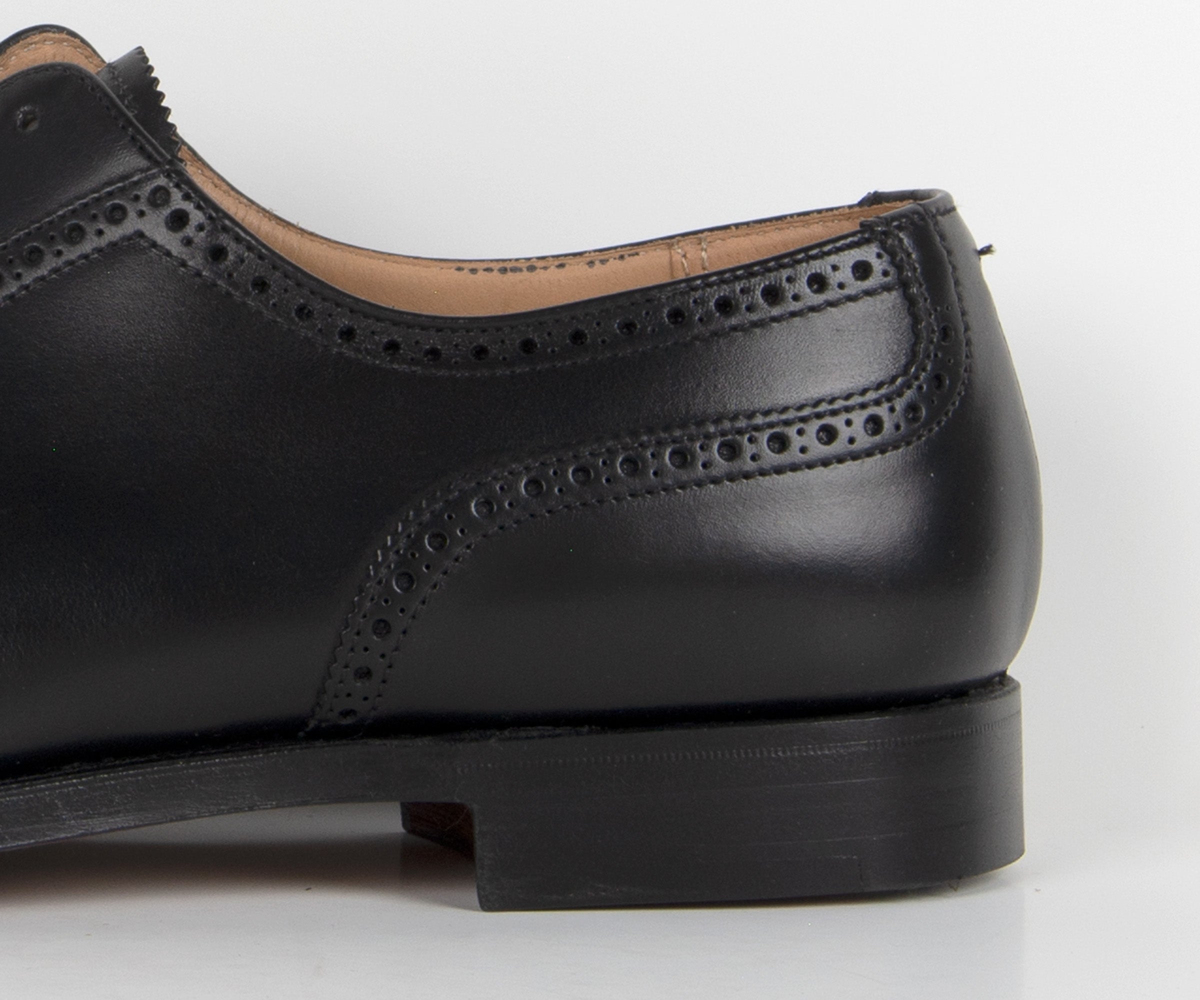Crockett & Jones Westbourne Punched Toe cap Shoe Black
