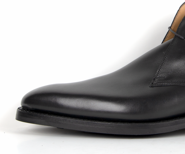 Crockett & Jones Tetbury Leather Ankle Boot Black