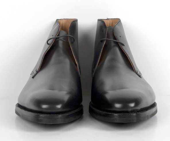Crockett & Jones Tetbury Leather Ankle Boot Black