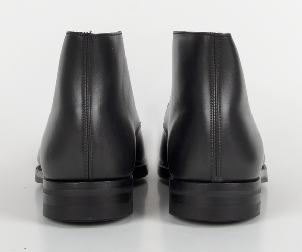 Crockett & Jones Tetbury Leather Ankle Boot Black