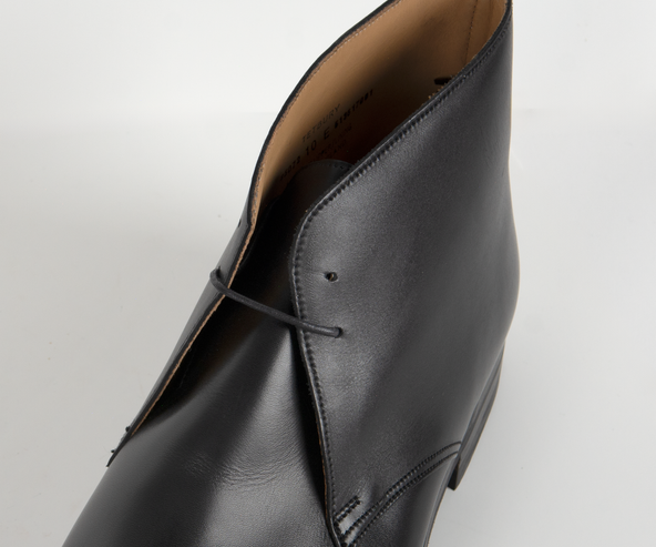 Crockett & Jones Tetbury Leather Ankle Boot Black