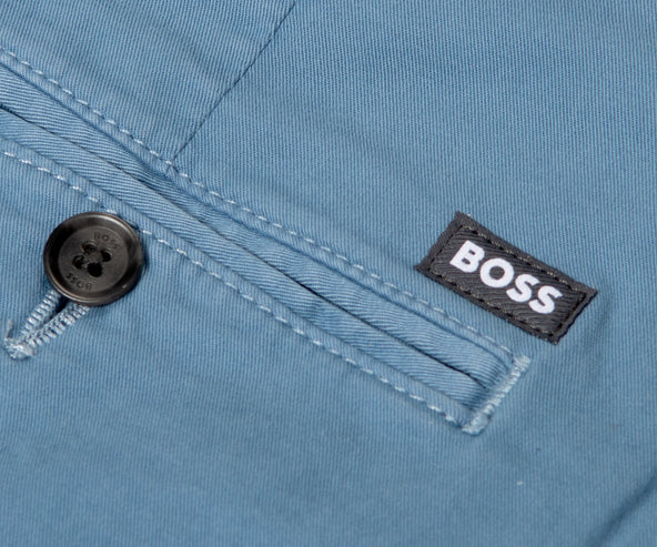 HUGO BOSS Slice Chino Short Light Blue