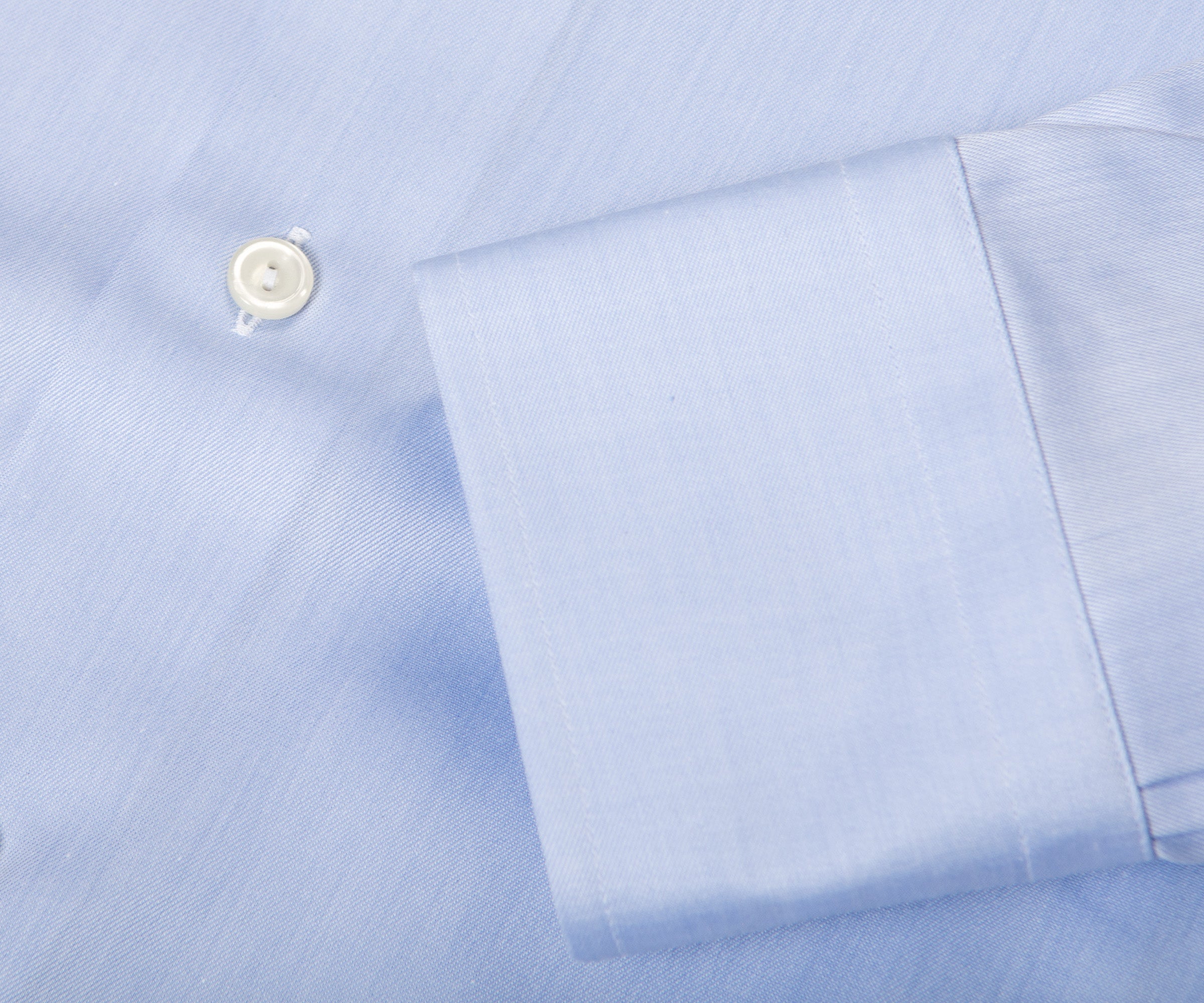 Eton Contemporary Fit Plain Formal Shirt Blue