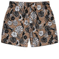 HUGO BOSS Piranha Floral Swim Shorts Beige