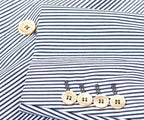 BRUNELLO CUCINELLI Striped Comfort Cotton Suit Blue