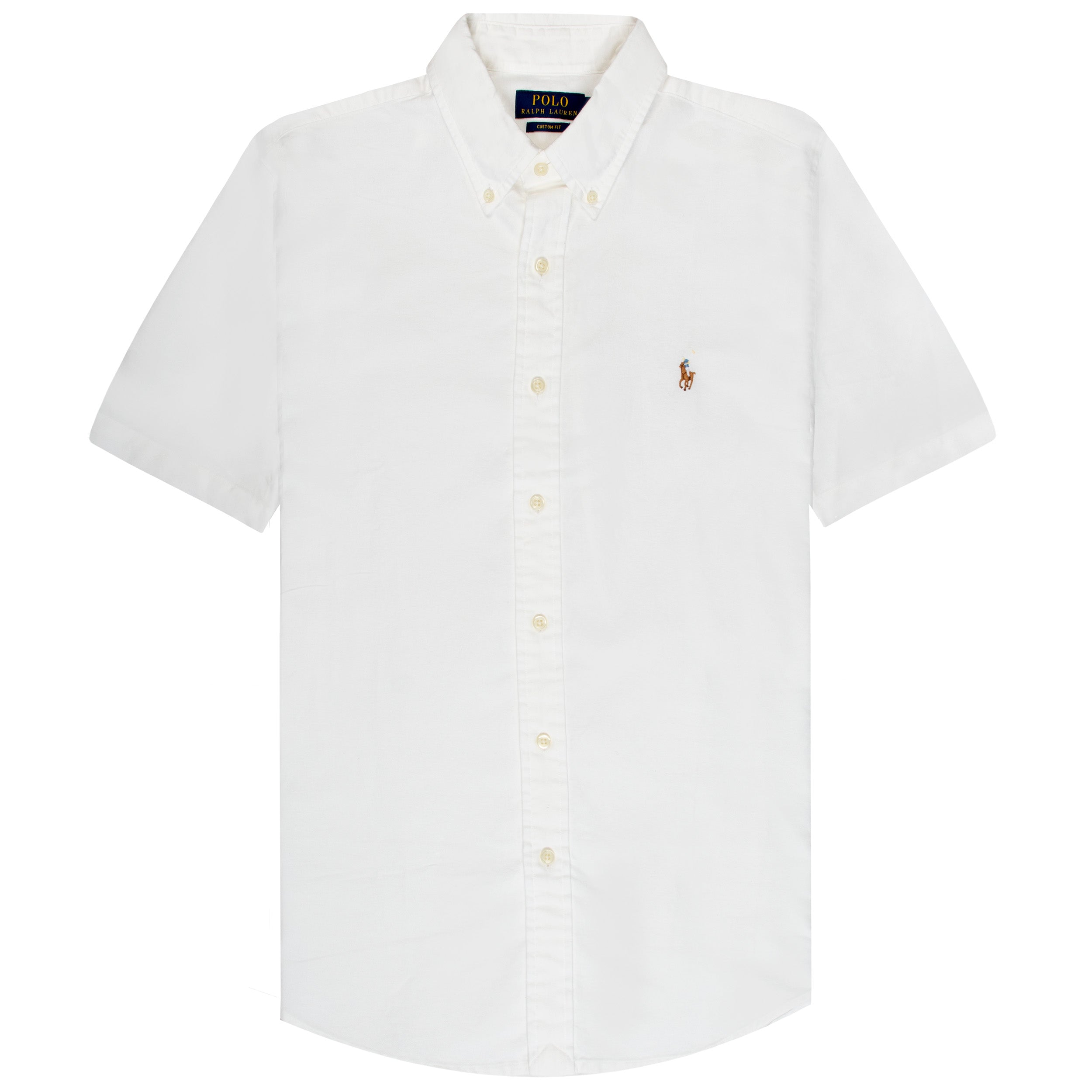 Ralph Lauren Fit SS Oxford Shirt White