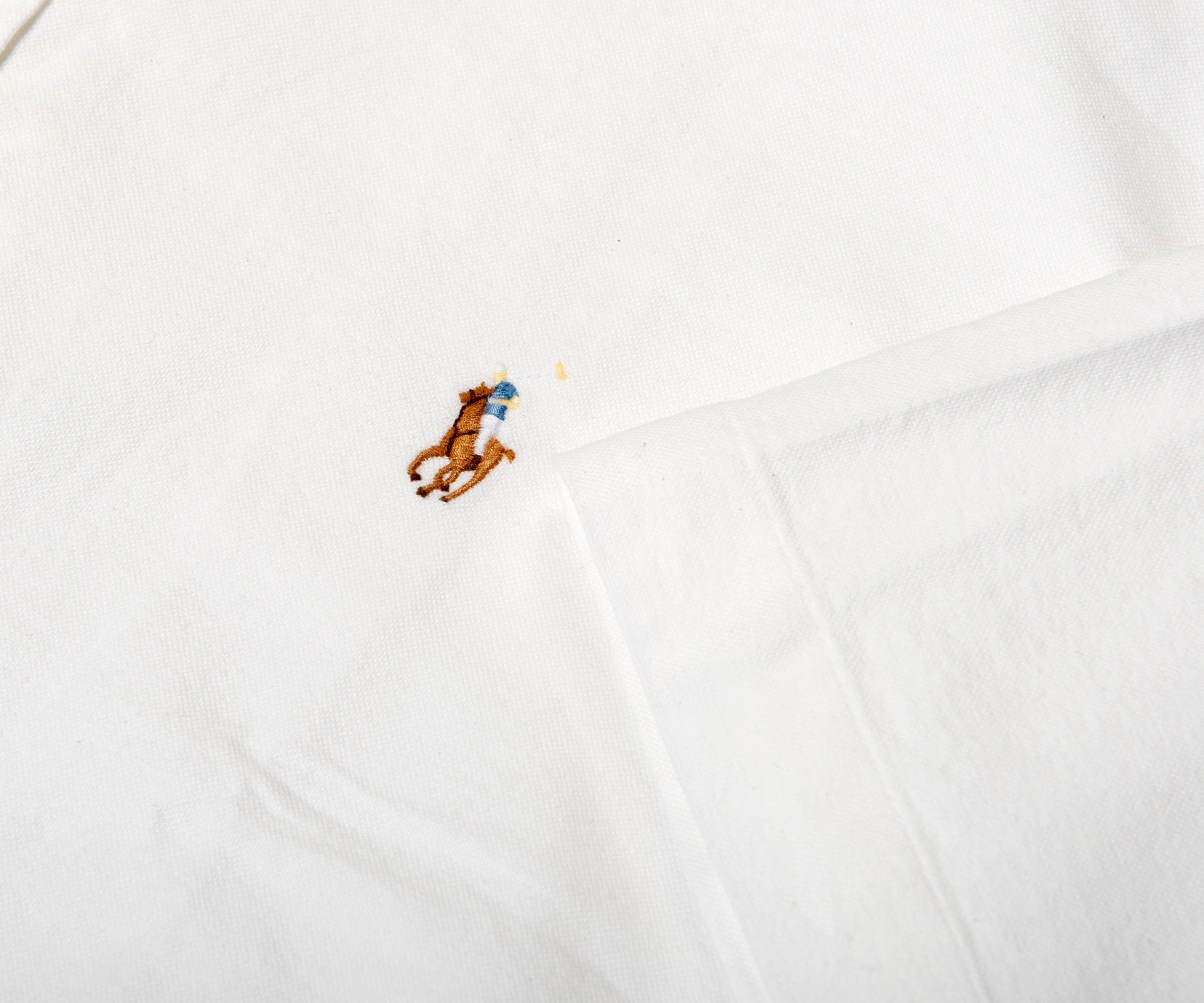 Ralph Lauren Fit SS Oxford Shirt White