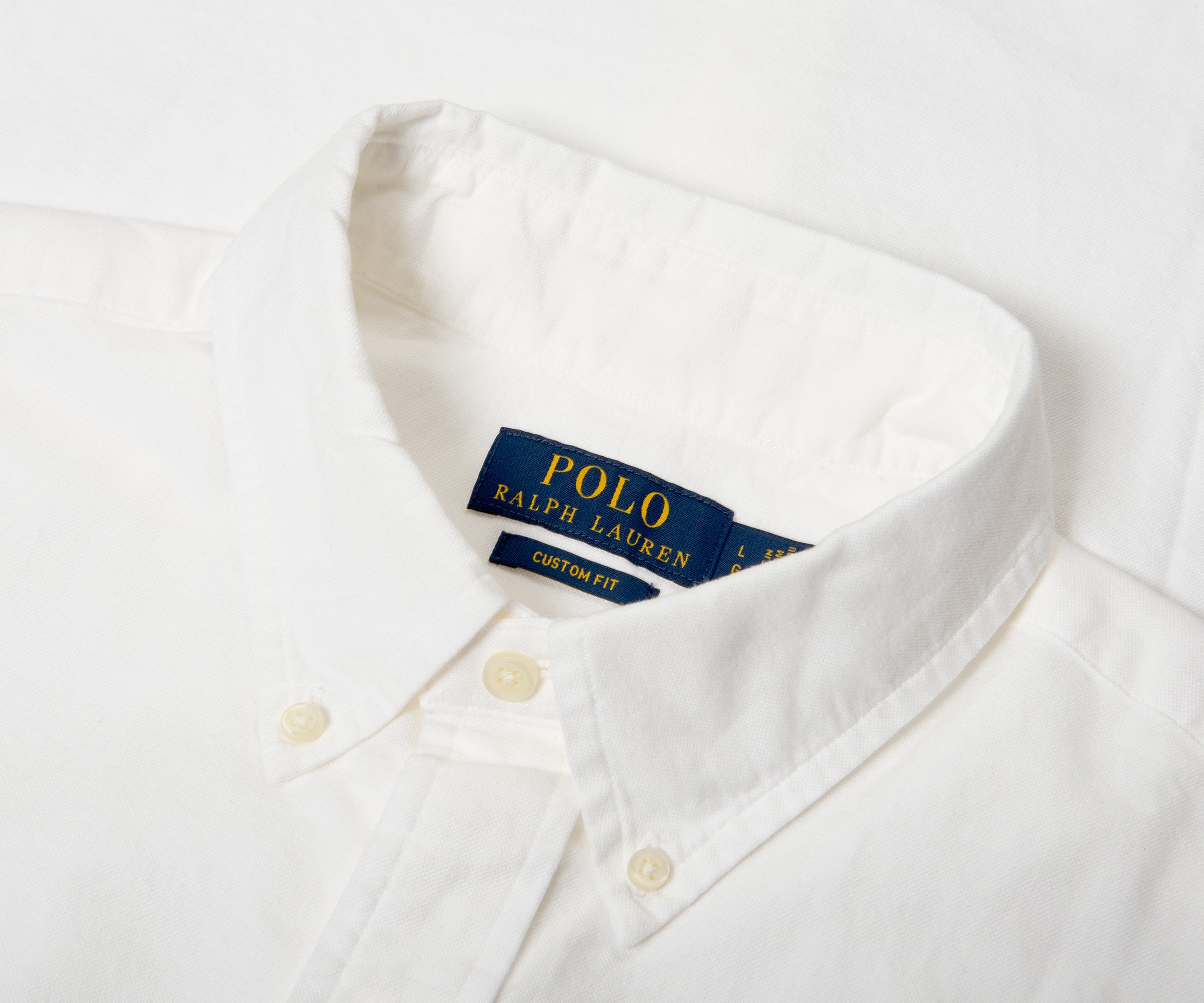 Ralph Lauren Fit SS Oxford Shirt White