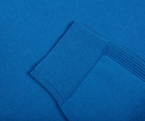 HUGO BOSS Loberto 1/4 Zip Knit Medium Blue