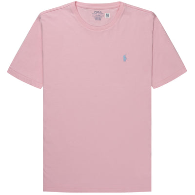Polo Ralph Lauren Classic Fit Jersey Crewneck T-Shirt Adirondack Rose
