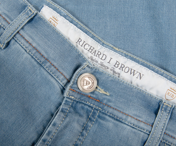 Richard J. Brown Tokyo Island Paradise Jeans Light Wash