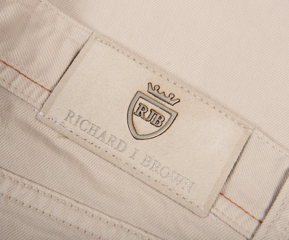 Richard J. Brown Tokyo Icon Daily Comfort Jeans Light Beige