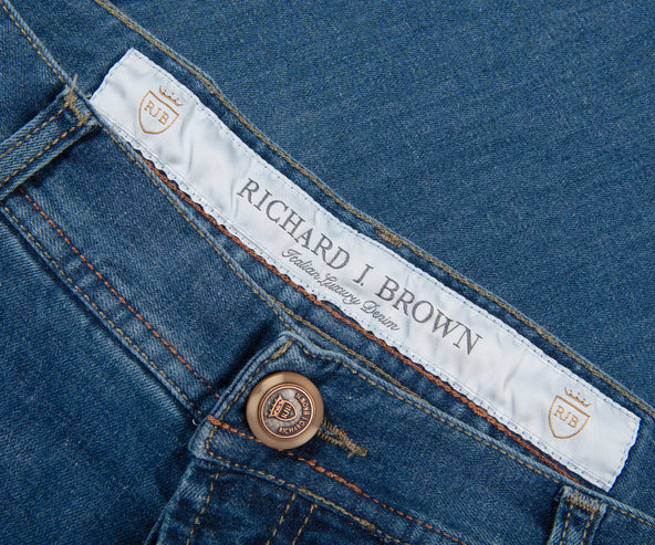 Richard J. Brown Tokyo Island Paradise Jeans Mid Wash