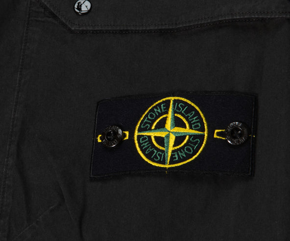 Stone Island Patched Leg Detailed Joggers Black