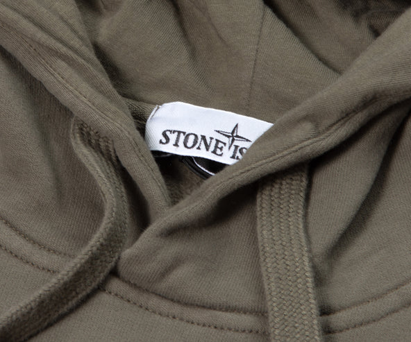 Stone Island Popover Hooded Sweatshirt Walnut