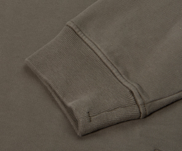 Stone Island Popover Hooded Sweatshirt Walnut