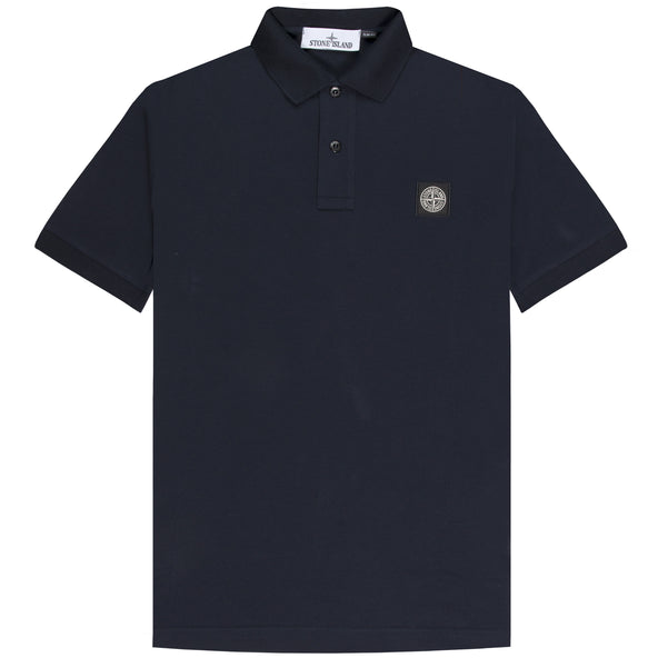 Stone Island Box Logo Polo Navy
