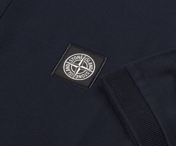 Stone Island Box Logo Polo Navy