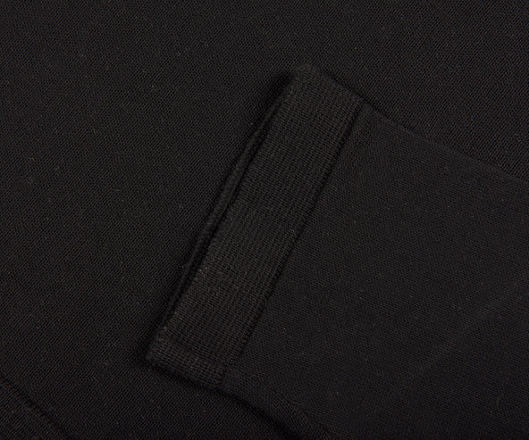 Moncler Patch Pocket Crewneck Knit Jumper Black