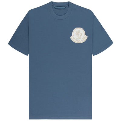 Moncler Pixel logo T-Shirt Blue